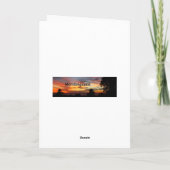 Herzlichen Glückwunsch zum besten Sponsor der Welt Karte (Rückseite)