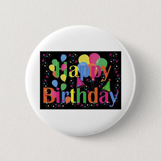 Herzlichen Glückwunsch zum 🎂 Button (Vorderseite)