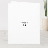 Herzlichen Glückwunsch zum Debutante Karte (Rückseite)