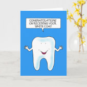 Herzlichen Glückwunsch zum Empfang von Dental Whit Karte (Gelbe Blume)