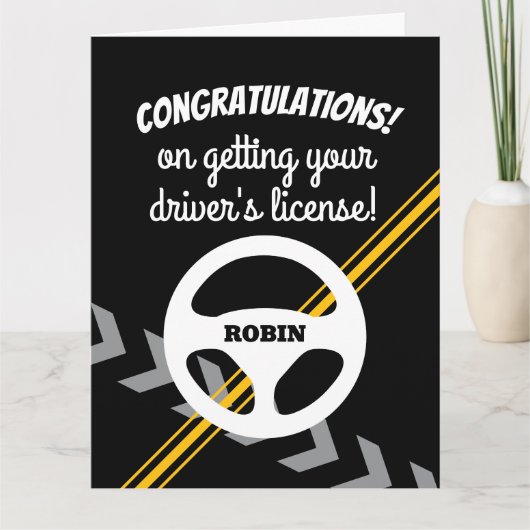 Herzlichen Glückwunsch zum Erwerb Ihres Führersche Karte (Vorderseite)