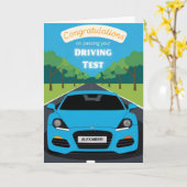 Herzlichen Glückwunsch zum Fahrtest Karte (Gelbe Blume)