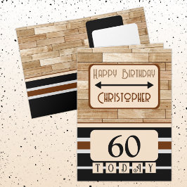 Herzlichen Glückwunsch zum Geburtstag 60 heute Nam Karte