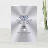 Herzlichen Glückwunsch zum Geburtstag, 75. Geburts Karte (Rückseite)