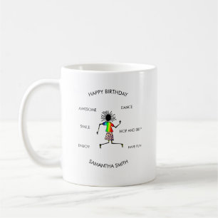 Herzlichen Glückwunsch zum Geburtstag, African Art Kaffeetasse