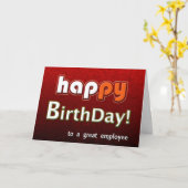 Herzlichen Glückwunsch zum Geburtstag an einen gro Karte (Gelbe Blume)