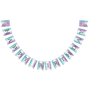 Herzlichen Glückwunsch zum Geburtstag 🎈 Aquama Wimpelkette