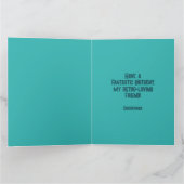 Herzlichen Glückwunsch zum Geburtstag, Aquamarine  Karte (Innenseite)