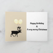 Herzlichen Glückwunsch zum Geburtstag auf der Weih Karte (Innenseite)