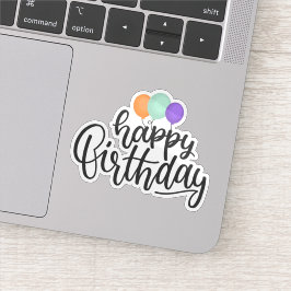 Herzlichen Glückwunsch zum Geburtstag Aufkleber