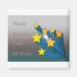 Herzlichen Glückwunsch zum Geburtstag aus allen US Magnet