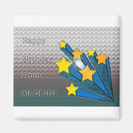 Herzlichen Glückwunsch zum Geburtstag aus allen US Magnet (Vorne)