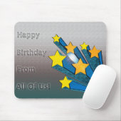 Herzlichen Glückwunsch zum Geburtstag aus allen US Mousepad (Mit Mouse)