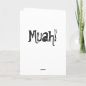 Herzlichen Glückwunsch zum Geburtstag, Auto Ihrer Karte (Rückseite)