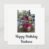 Herzlichen Glückwunsch zum Geburtstag Barbara Ankündigung (Vorne/Hinten)