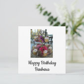 Herzlichen Glückwunsch zum Geburtstag Barbara Ankündigung (Stehend Vorderseite)