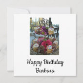 Herzlichen Glückwunsch zum Geburtstag Barbara Ankündigung (Vorderseite)