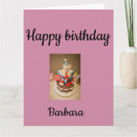 Herzlichen Glückwunsch zum Geburtstag Barbara