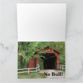 Herzlichen Glückwunsch zum Geburtstag Bison Bull a Karte (Innenseite)