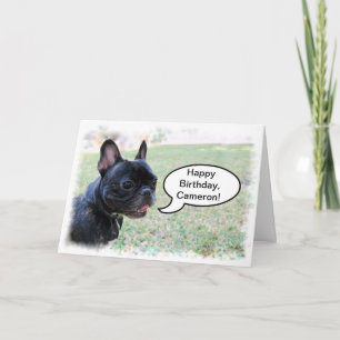 Herzlichen Glückwunsch zum Geburtstag, Cameron, Fr Karte