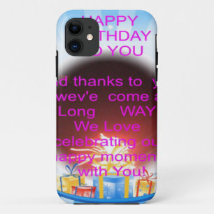 Herzlichen Glückwunsch zum Geburtstag iPhone 11 Hülle