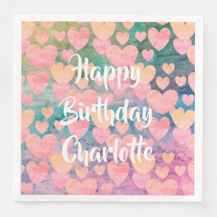 Herzlichen Glückwunsch zum Geburtstag #Charlotte  Serviette