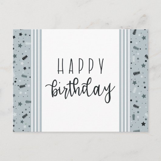 Herzlichen Glückwunsch zum Geburtstag, Chiroprakti Postkarte (Vorderseite)