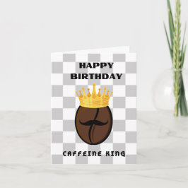 Herzlichen Glückwunsch zum Geburtstag Coffeine Kin Karte