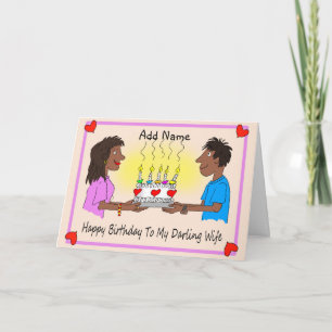 Herzlichen Glückwunsch zum Geburtstag, Couple Card Karte