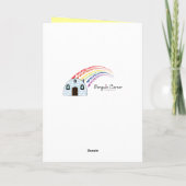 Herzlichen Glückwunsch zum Geburtstag, Cowgirl für Karte (Rückseite)