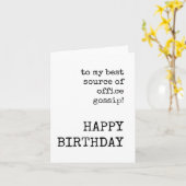 Herzlichen Glückwunsch zum Geburtstag, Coworker, B Karte (Gelbe Blume)