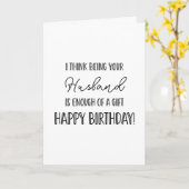 Herzlichen Glückwunsch zum Geburtstag, dein Mann.. Karte (Gelbe Blume)