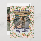 Herzlichen Glückwunsch zum Geburtstag deines Sohne Postkarte (Vorne/Hinten)