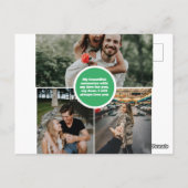 Herzlichen Glückwunsch zum Geburtstag deines Sohne Postkarte (Rückseite)