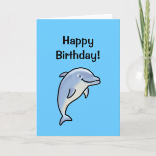 Herzlichen Glückwunsch zum Geburtstag! (delfin) Karte