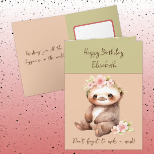 Herzlichen Glückwunsch zum Geburtstag, den Wunsch  Karte