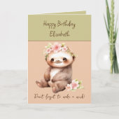 Herzlichen Glückwunsch zum Geburtstag, den Wunsch  Karte (Vorderseite)