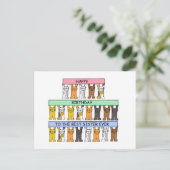 Herzlichen Glückwunsch zum Geburtstag der besten S Postkarte (Stehend Vorderseite)