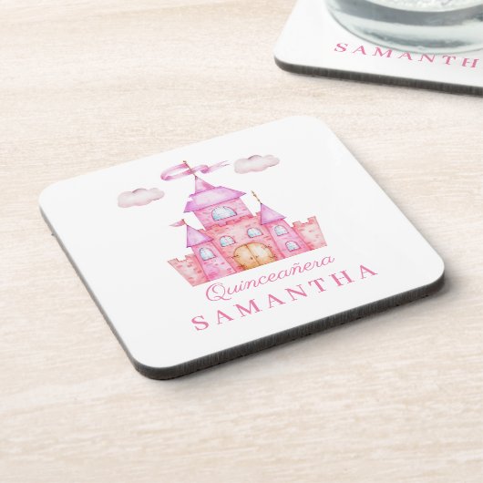 Herzlichen Glückwunsch zum Geburtstag der kleinen  Getränkeuntersetzer (Linke Seite)