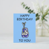 Herzlichen Glückwunsch zum Geburtstag der männlich Postkarte (Stehend Vorderseite)