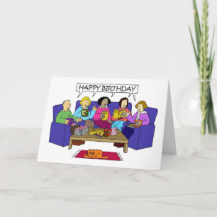 Herzlichen Glückwunsch zum Geburtstag des Buchklub Karte