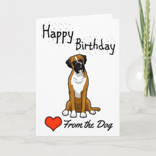 Herzlichen Glückwunsch zum Geburtstag des Hundes Karte