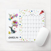 Herzlichen Glückwunsch zum Geburtstag Dezember 202 Mousepad (Mit Mouse)