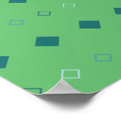 Herzlichen Glückwunsch zum Geburtstag Dinosaurier- Poster (Ecke)