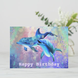 Herzlichen Glückwunsch zum Geburtstag - Dolphin Co