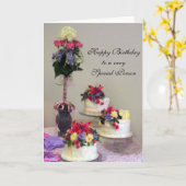 Herzlichen Glückwunsch zum Geburtstag einer ganz b Karte (Gelbe Blume)