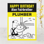 Herzlichen Glückwunsch zum Geburtstag einer Klempn Karte (Gelbe Blume)