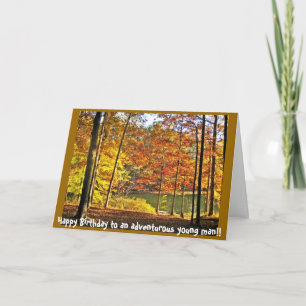 Herzlichen Glückwunsch zum Geburtstag eines abente Karte