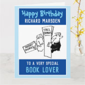 Herzlichen Glückwunsch zum Geburtstag eines Buches Karte (Gelbe Blume)