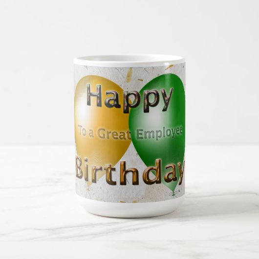Herzlichen Glückwunsch zum Geburtstag eines großar Kaffeetasse (Mittel)
